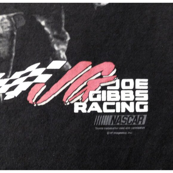 Tony Stewart Toyota Racing Tee Shirt XL Black NASCAR Home Depot Joe Gibbs Racing - Picture 5 of 7